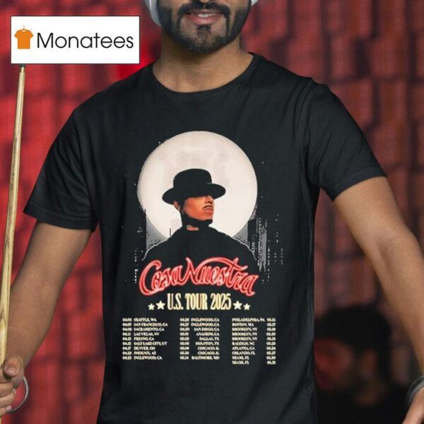 Rauw Alejandro Us Cosa Nuestra World Tour T Shirt