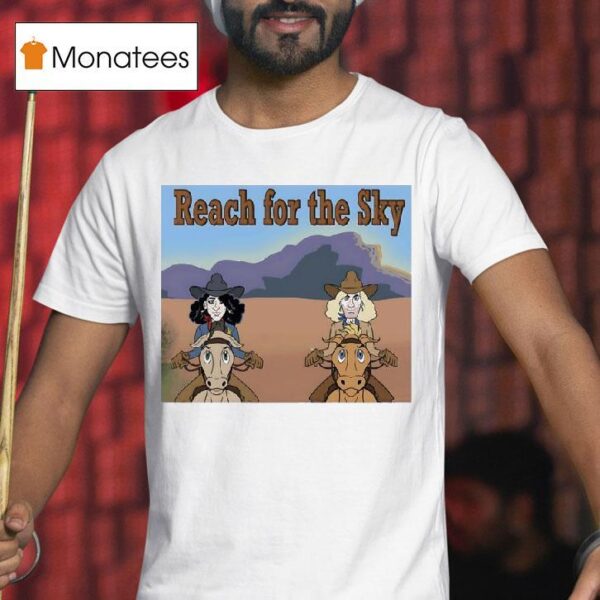 Reach For The Sky Riding Horse T Shirt