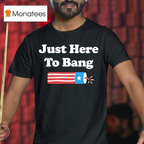 Rex Ryan Wearing Just Here To Bang T Shirt