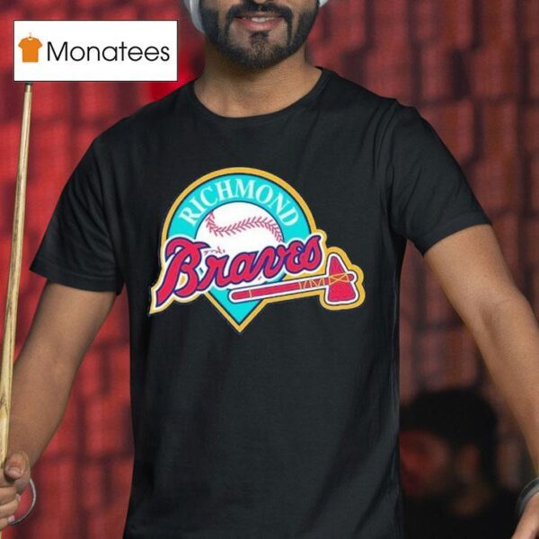 Richmond Flying Squirrels Richmond Braves Logo T Shirt