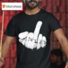 Ritchie Bruiser Support To Fight Cancer Middle Finger T Shirt