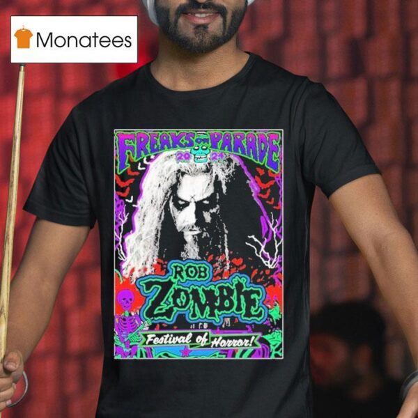 Rob Zombie Freaks On Parade Festival Of Horror Tour T Shirt