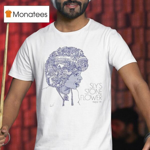 Rotter And Friends Sly Stone Flower T Shirt
