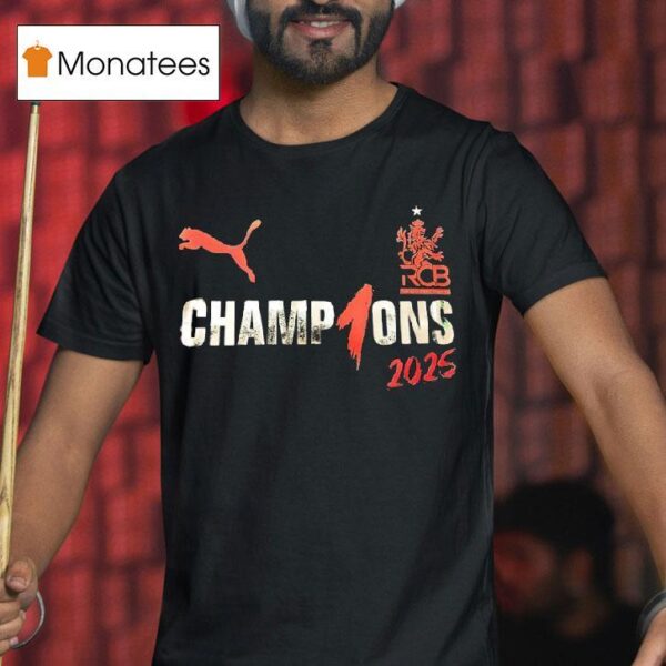 Royal Challengers Bengaluru Rcb Champions T Shirt