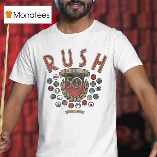 Rush Motifs Toronto Canada Est T Shirt