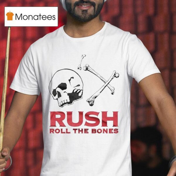 Rush Roll The Bones Skull Tour T Shirt