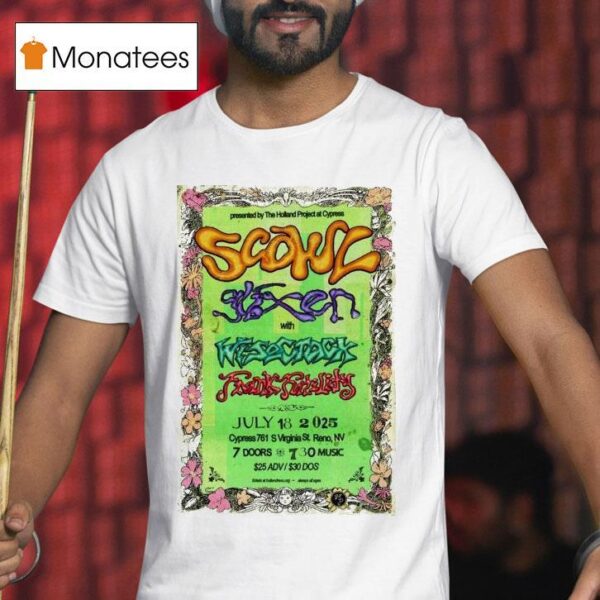 Scowl Cypress Reno Reno Nv July Live T Shirt