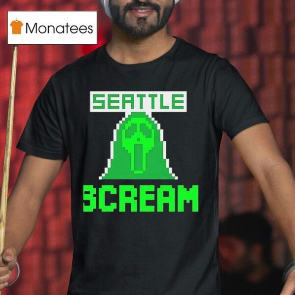 Seattle Scream Pixel T Shirt