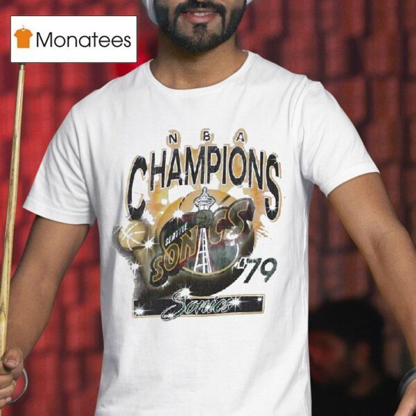 Seattle Supersoncs Nba Champions Vintage T Shirt