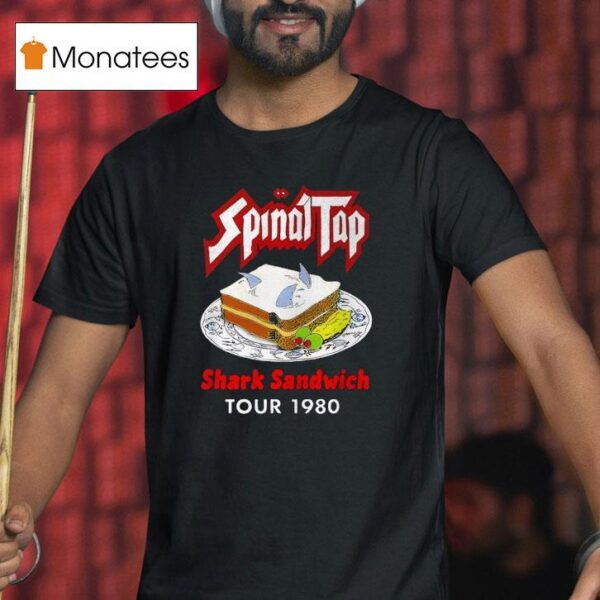 Shark Sandwich Distressed Spinal Tap Tour T Shirt