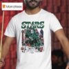 Skeleton Victory Green Dallas Stars Hockey T Shirt