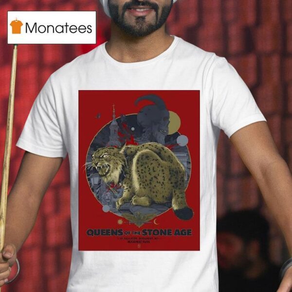 Skull Goat Queens Of The Stone Age Budapest Park T Shirt