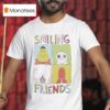 Smiling Friends Character Grid T Shirt