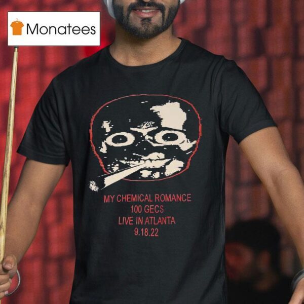 Smoking My Chemical Romance Gecs Live In Atlanta T Shirt