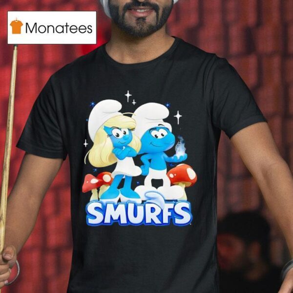 Smurfs Movie Cartoon Characters T Shirt