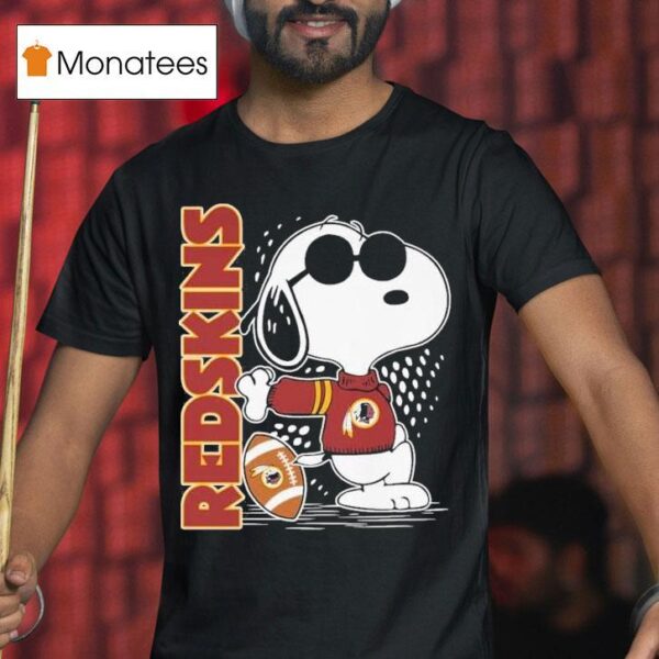 Snoopy X Washington Commanders Redskins The Peanuts Fan T Shirt