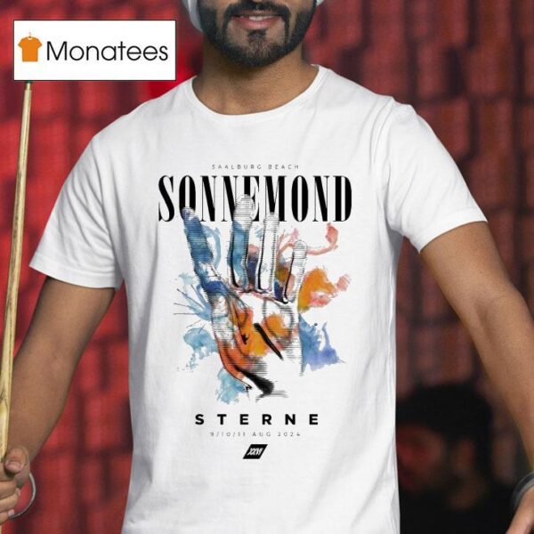 Sonnemondsterne Festival Sterne Aqua T Shirt