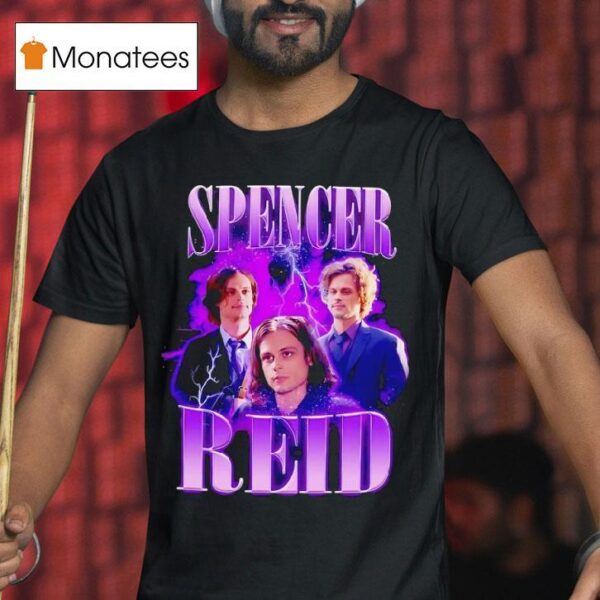Spencer Reid Lightning T Shirt