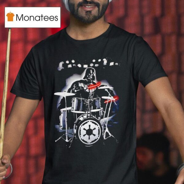 Star Wars Darth Vader Playing Drums T Shirt