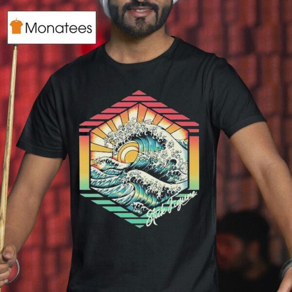 Stick Figure Riptide Waves T Shirt