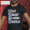 Stitch Eat Sleep Dupont Repea T Shirt