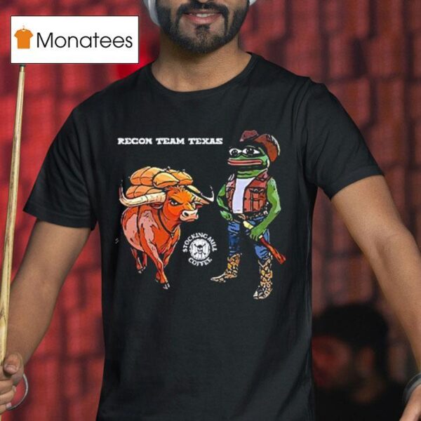 Stocking Mill Coffee Recon Team Texas Pepe The Frog T Shirt