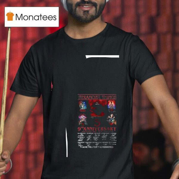Stranger Things One Last Adventure Th Anniversary Thank You For The Memories T Shirt