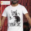 Stray Cat Draw Picture T Shirt