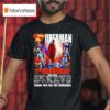 Superman Th Anniversary Signatures Thank You For The Memories T Shirt