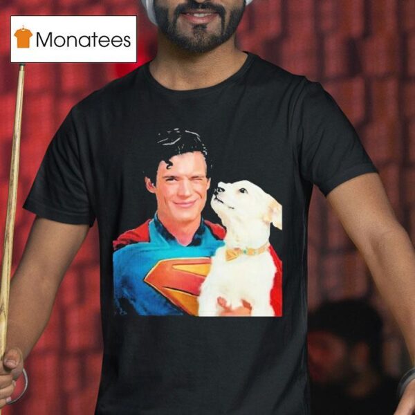 Superman Clark Kent And Krypto The Superdog T Shirt