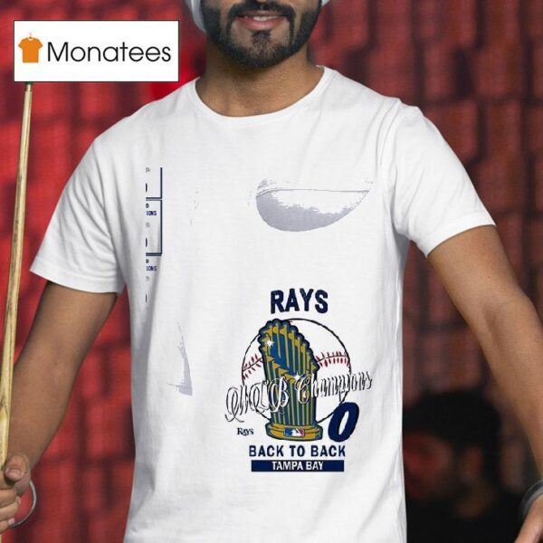 Tampa Bay Rays Mlb Champions Hardwood Classics Champions Vintage T Shirt