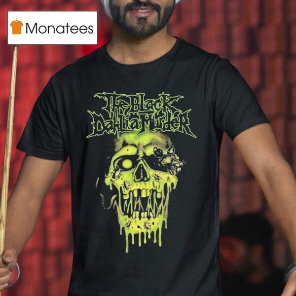 The Black Dahlia Murder Slime Skull Tour T Shirt