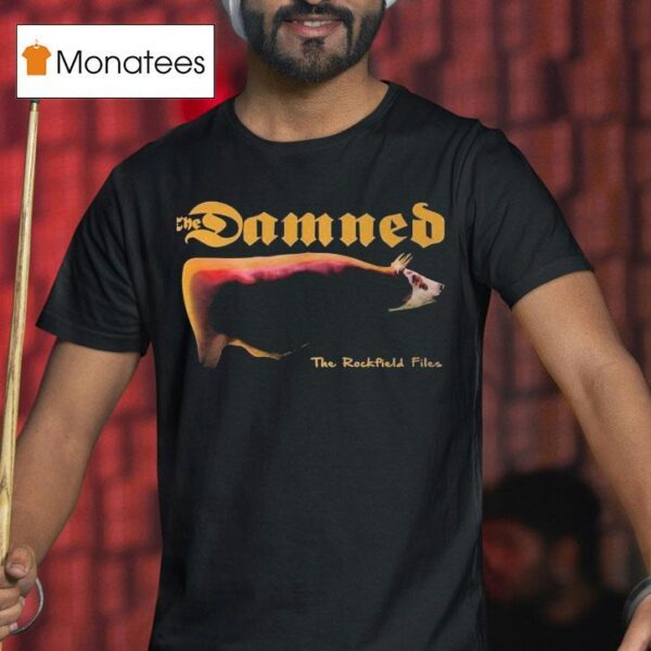 The Damned The Rockfield Files Cow T Shirt