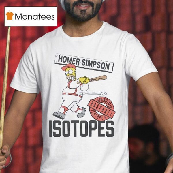 The Homer Springfield Isotopes T Shirt