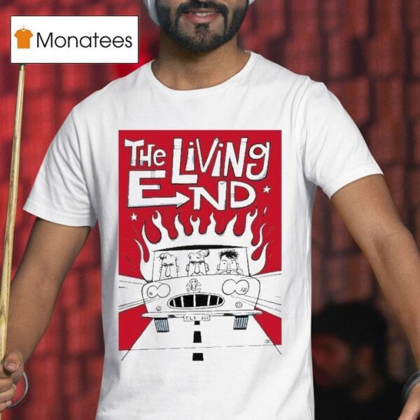 The Living End Cartoon Car T Shirt