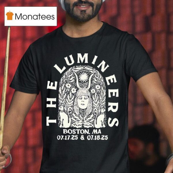 The Lumineers In Fenway Park Boston Ma T Shirt