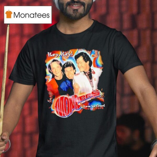 The Monkees Hey Hey Here We Come World Tour Vintage T Shirt