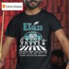 The Philadelphia Eagles Nd Anniversary Thank You For The Memories Road Abbey Signatures T Shirt