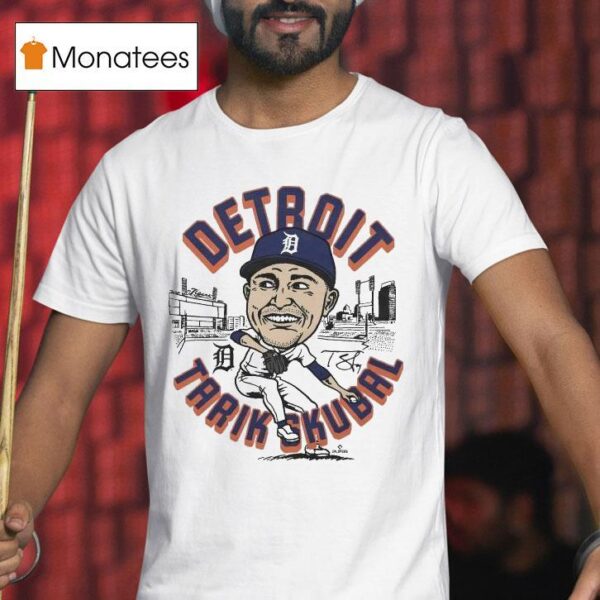 Tigers Tarik Skubal Signature T Shirt