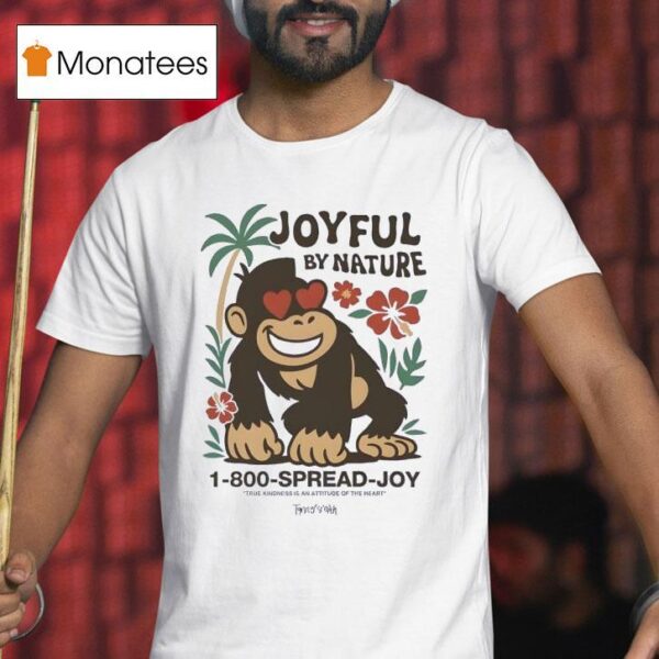 Tism Joyful By Nature Island Monkey T Shirt