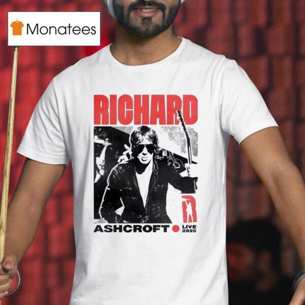 Tour Richard Ashcroft Ra Live T Shirt