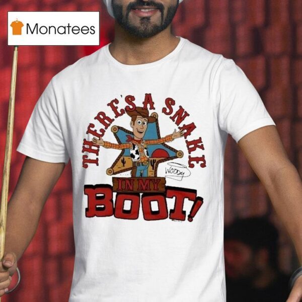 Toy Story Woody There S A Snake In My Boot Retro Movie T Shirt