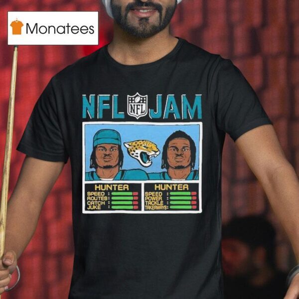 Travis Hunter Nfl Jam Jacksonville Jaguars S T Shirt