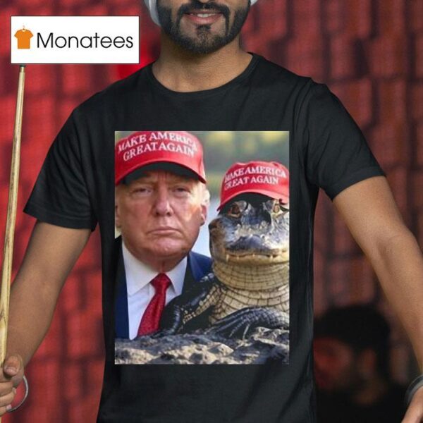 Trump X Alligator Alcatraz Make America Great Again Maga T Shirt