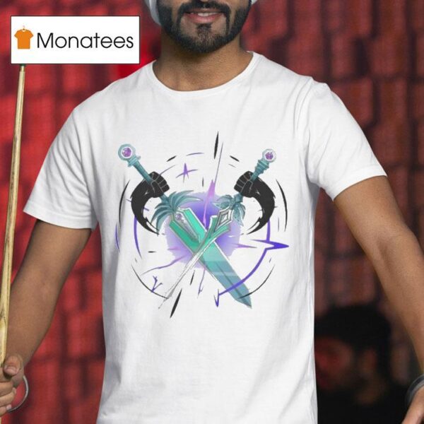 Twin Atlas Crossed Swords T Shirt