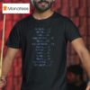 Tyler Childers Snipe Hunter Tracklis T Shirt
