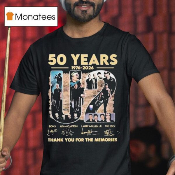 U Years Thank You For The Memories Signature T Shirt