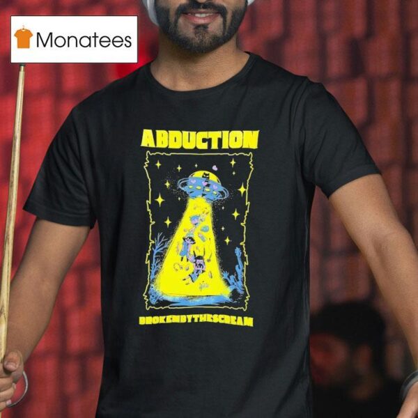 Ufo Cat Abduction Broken By The Scream T Shirt