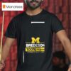 Valiant University Of Michigan Football Max Bredeson Percent Fullback T Shirt