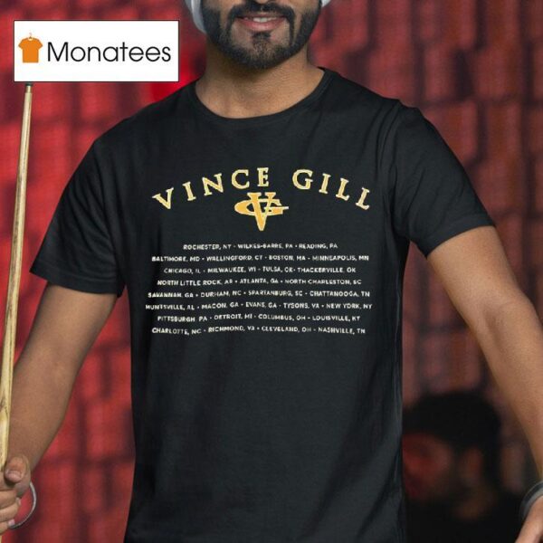 Vince Gill Logo T Shirt